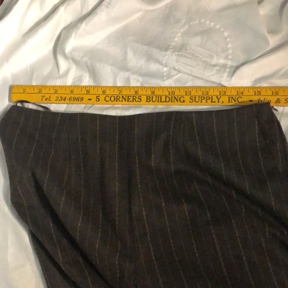 Talbots size 12 petite brown lined wool slacks - Picture 9 of 10